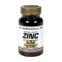 Windmill Natural Source Zinc as Gluconate Dietary Supplement - 50mg Tablets, 100ct
