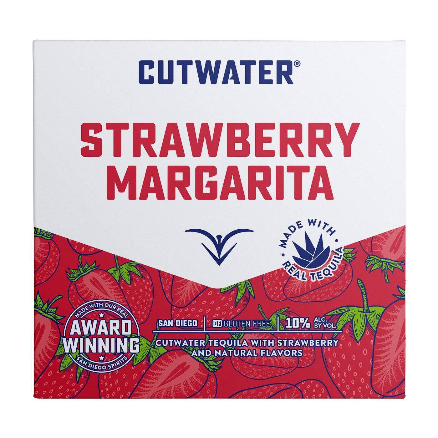 Cutwater Cocktails Margarita Strawberry 12oz