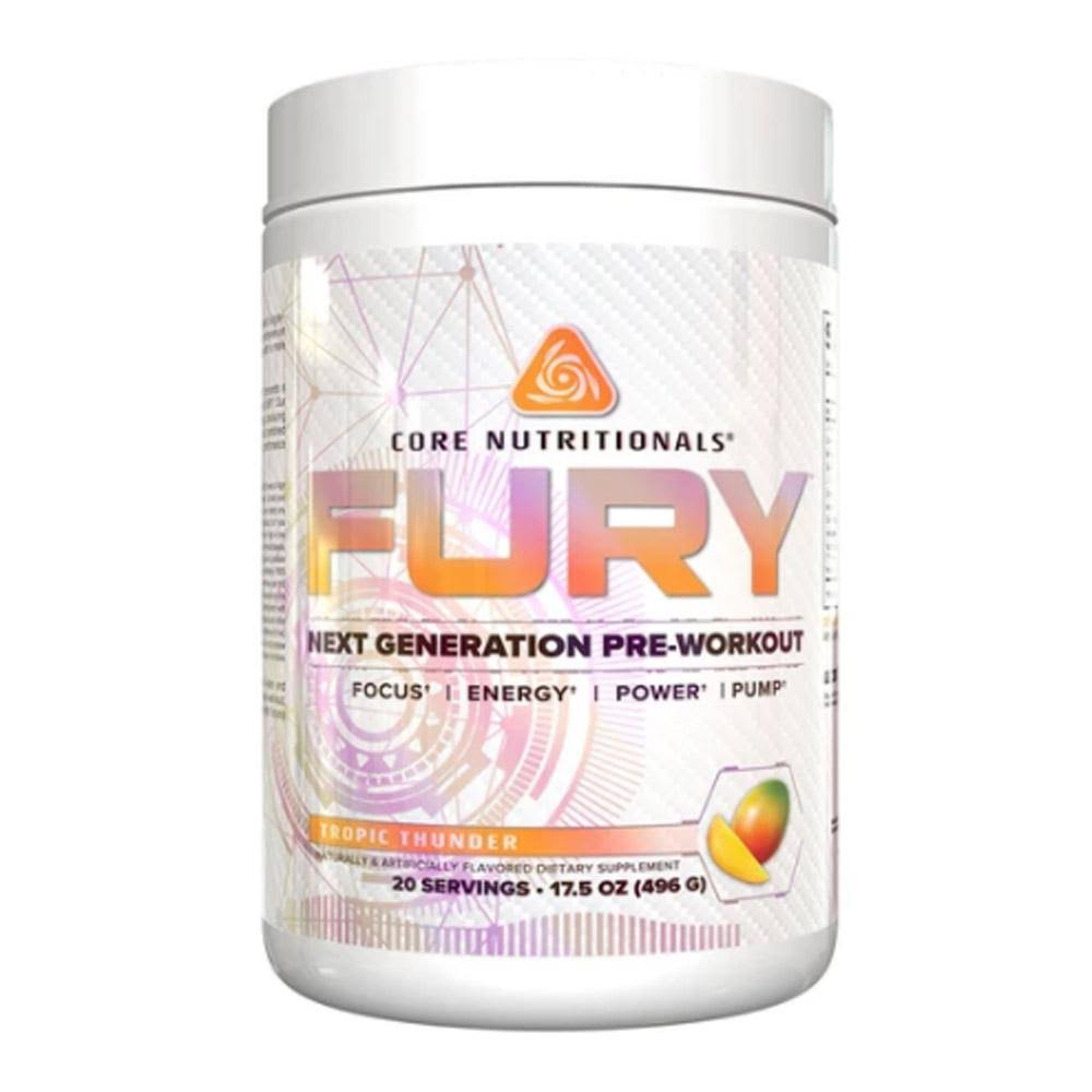 Core Nutritionals Fury 20 Servings, Tropic Thunder