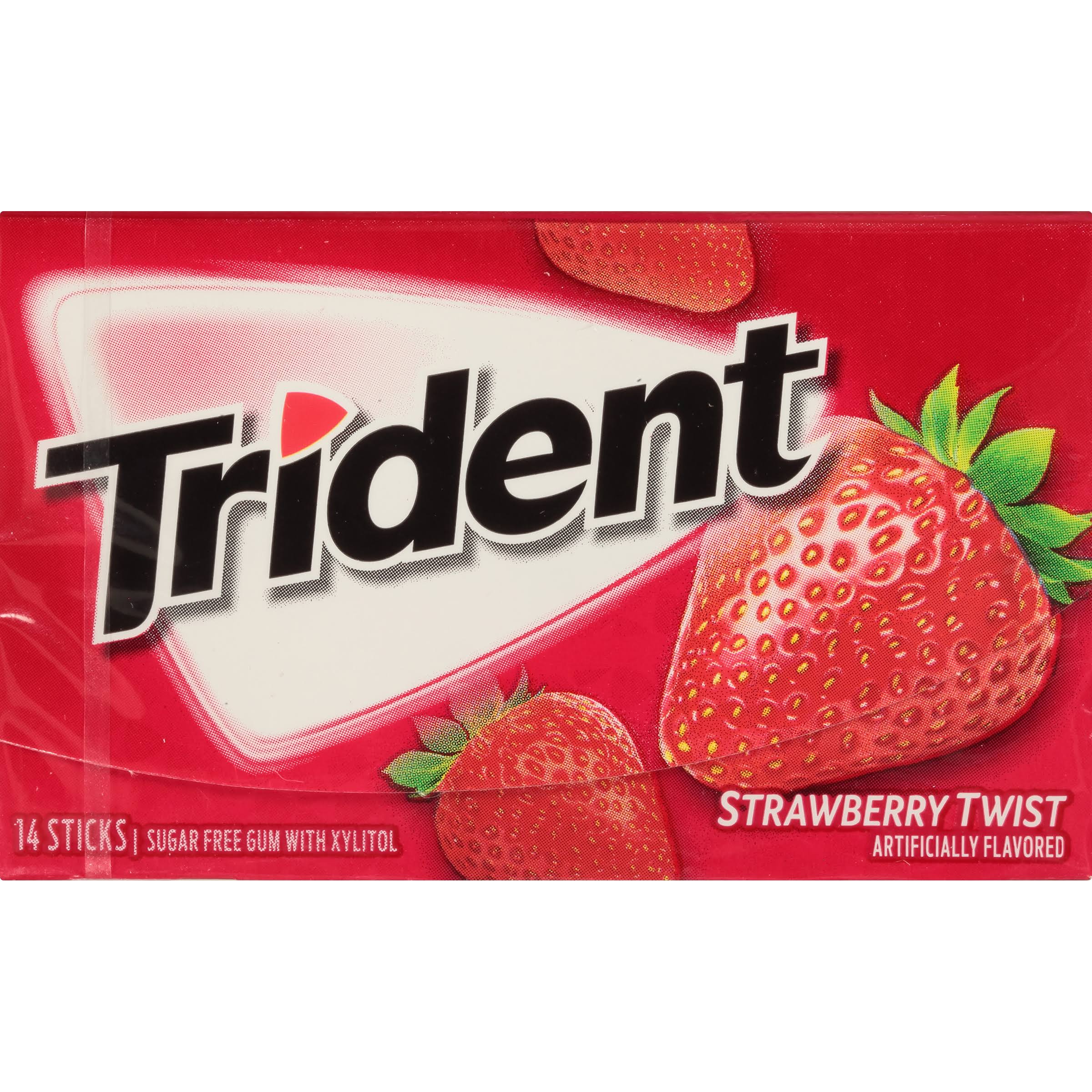 Trident Strawberry Twist Sugar Free Gum 14pc