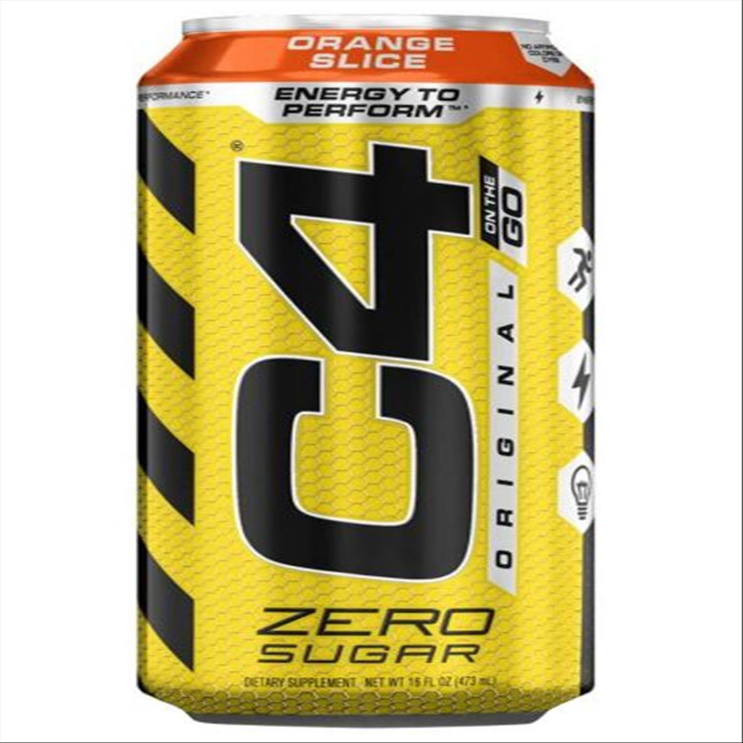 C4 Performance Energy Drink, Orange Slice - 16 fl oz