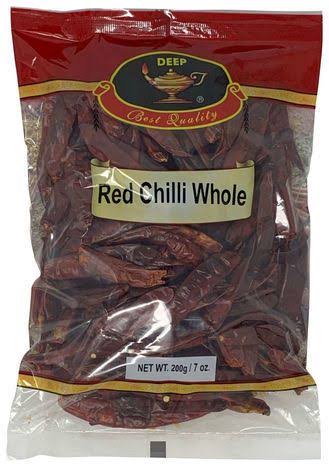 Deep Whole Red Chilli - 200 Grams - Mayuri Foods - Delivered by Mercato