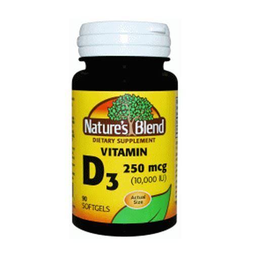 Nature's Blend Vitamin D3 Tablets, 10,000iu, 90ct