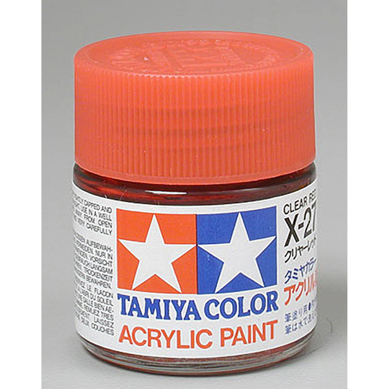 Tamiya Acrylic X27 Gloss, Clear Red TAM81027