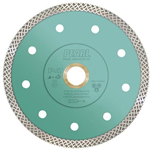 Pearl Abrasive Turbo Mesh Blade for Porcelain and Granite - Green, 4-1/2in