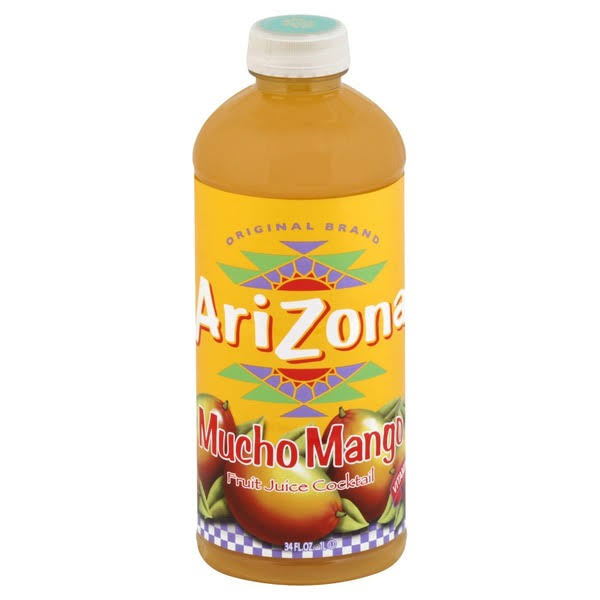 Arizona Fruit Juice Cocktail, Mucho Mango - 34 fl oz