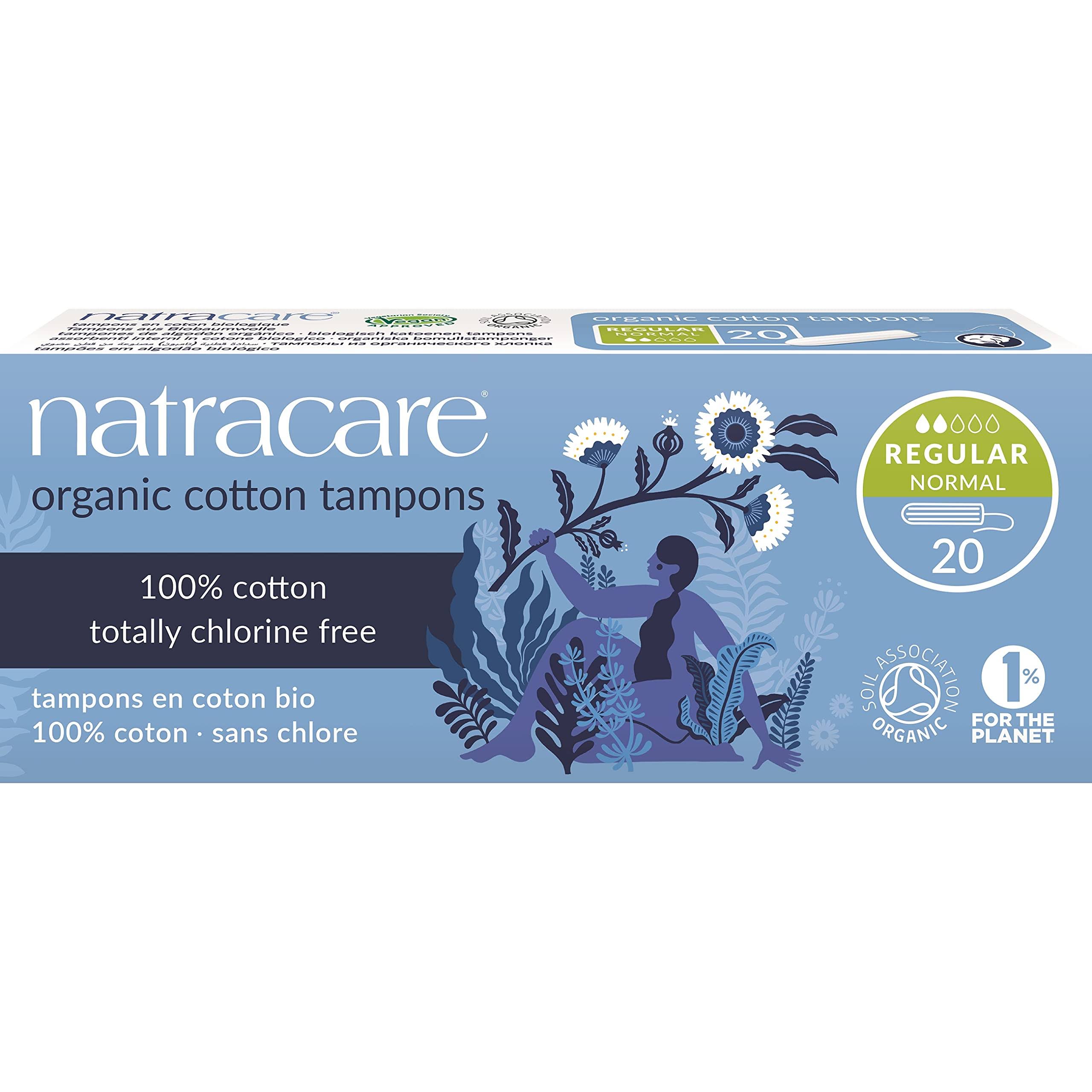 Natracare Regular Tampons, Organic-12 x 20 ct