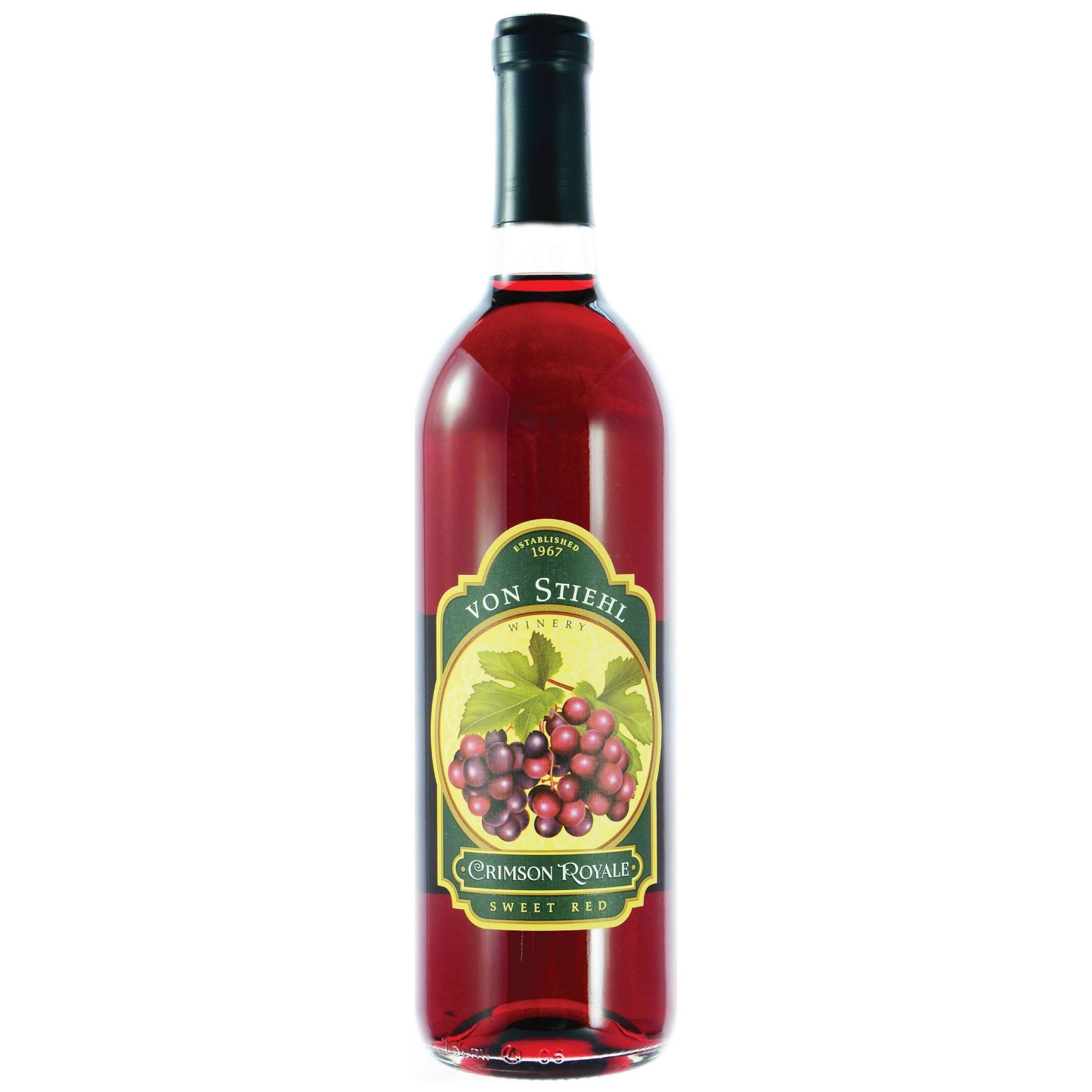 Von Stiehl Crimson Royale Sweet Red Wine - 750 ml