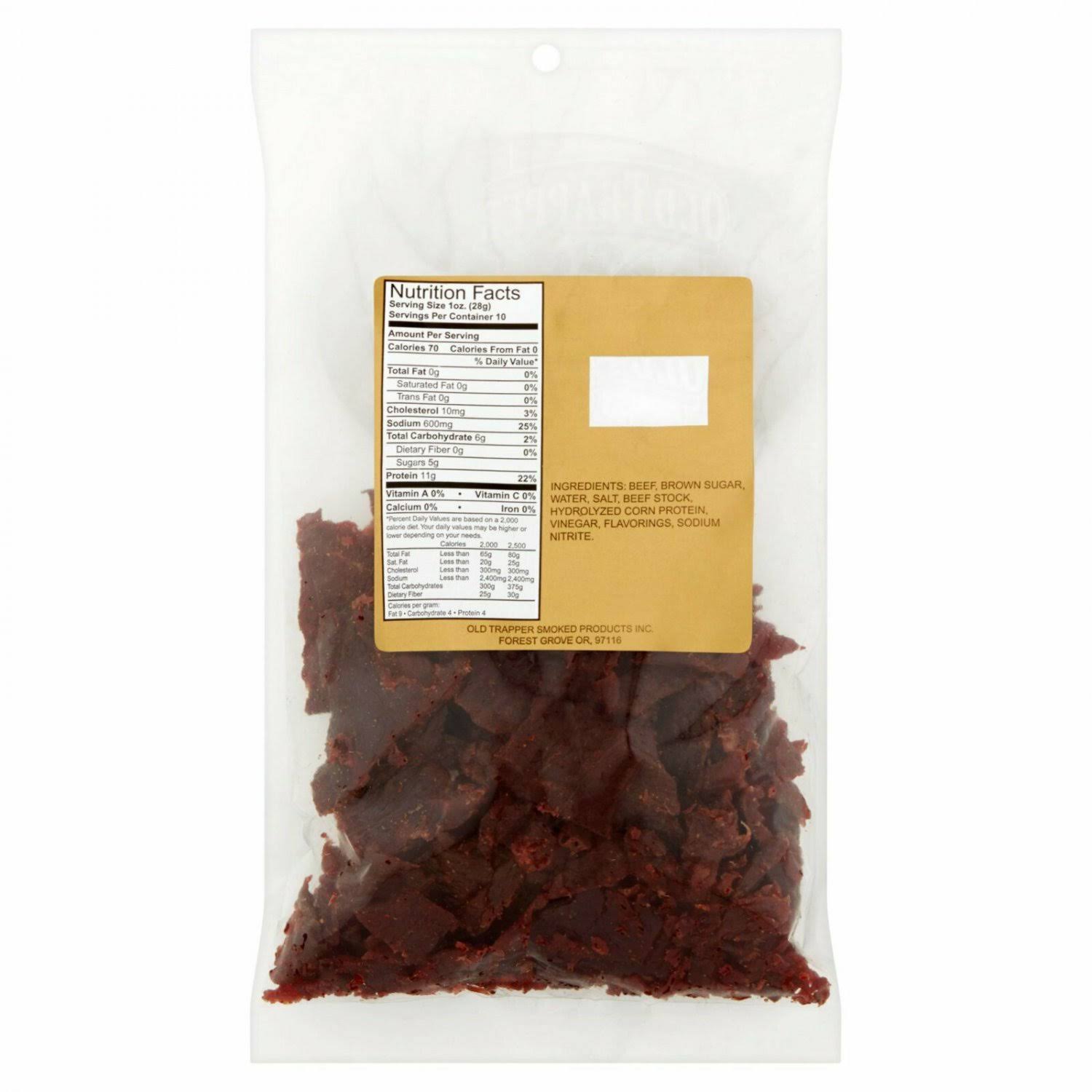 Old Trapper Old Fashioned Beef Jerky - 10 oz