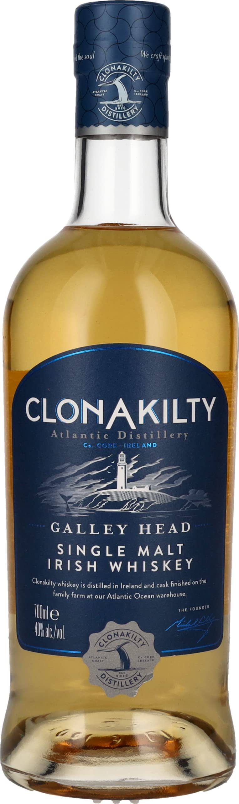 Clonakilty Galley Head Single Malt Irish Whiskey 40% Vol. 0,7L