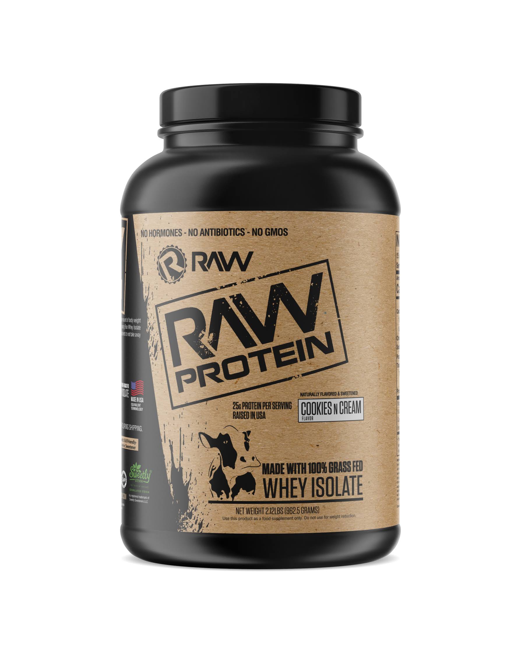 Raw Whey Protein Isolate, Peanut Butter