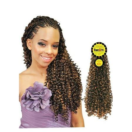 Rastafri Dream Romance Curl Braiding Hair (6 - Chestnut Brown)