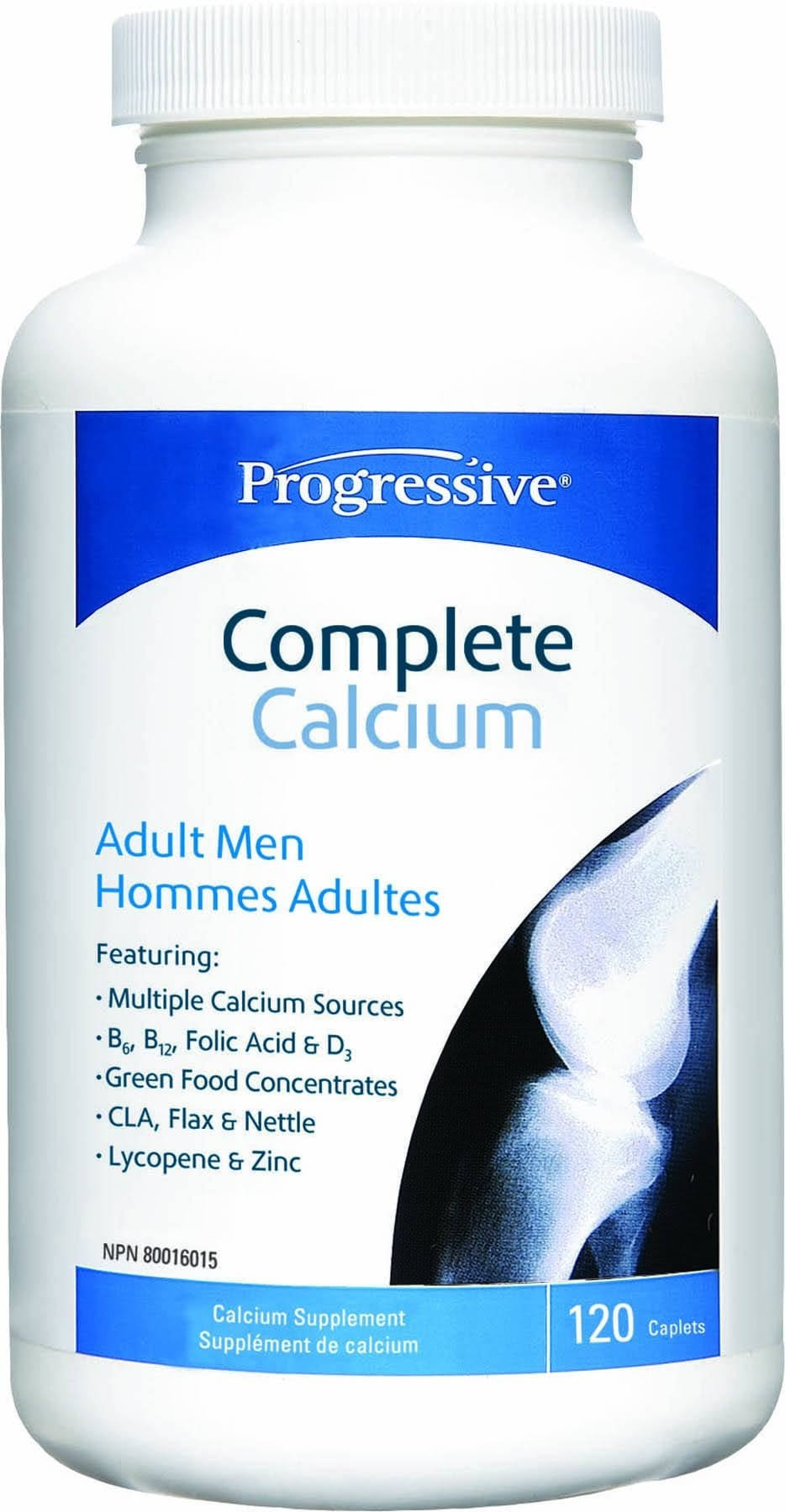 Progressive Complete Calcium Adult Men 120 Caplets