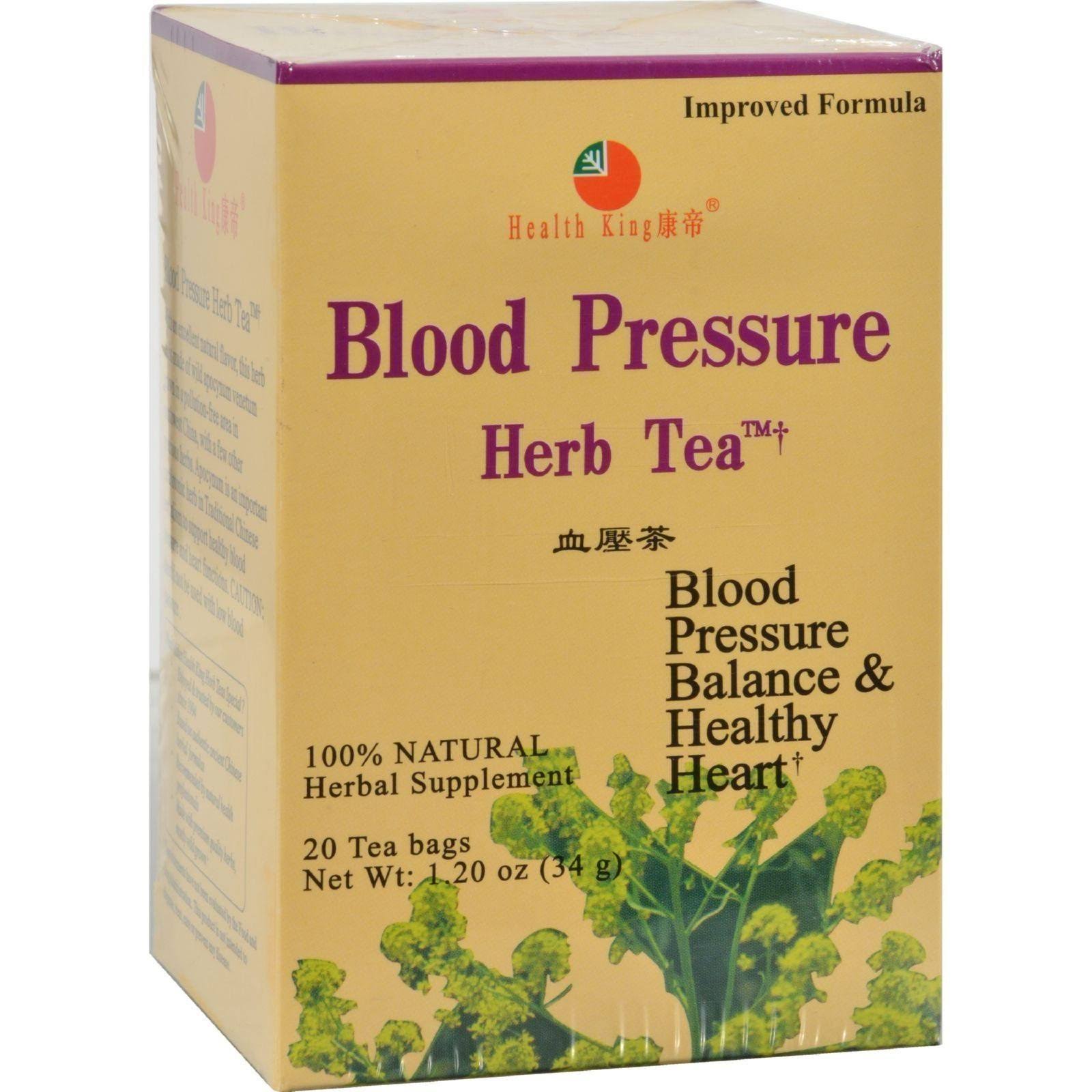 Health King Blood Pressure Herb Tea - 20 Teabags