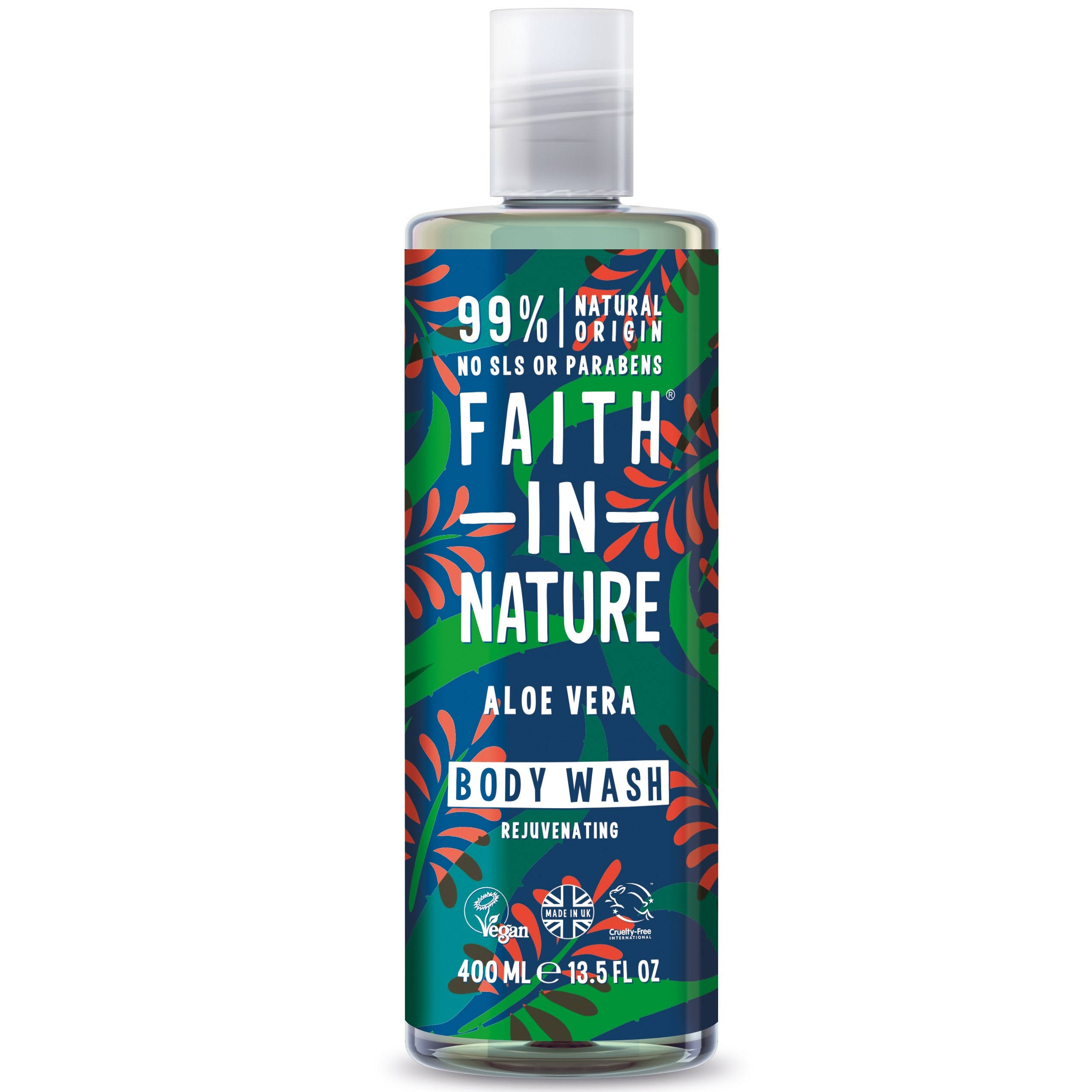 Faith in Nature Aloe Vera Foam Bath & Shower Gel 400ml