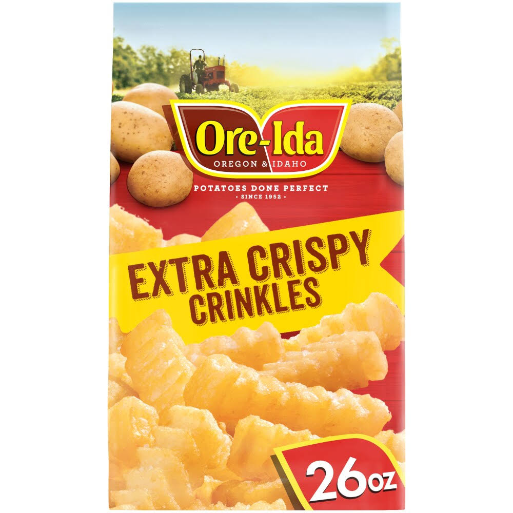 Ore-Ida Golden Crinkles Extra Crispy French Fried Potatoes - 26 oz