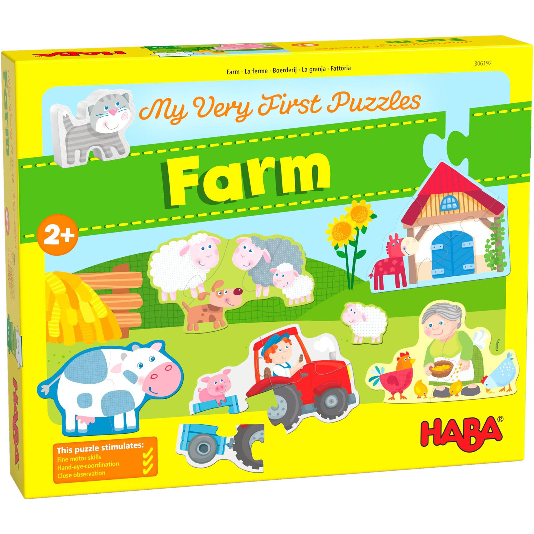 Haba My Very First Puzzles - Farm - Size Small