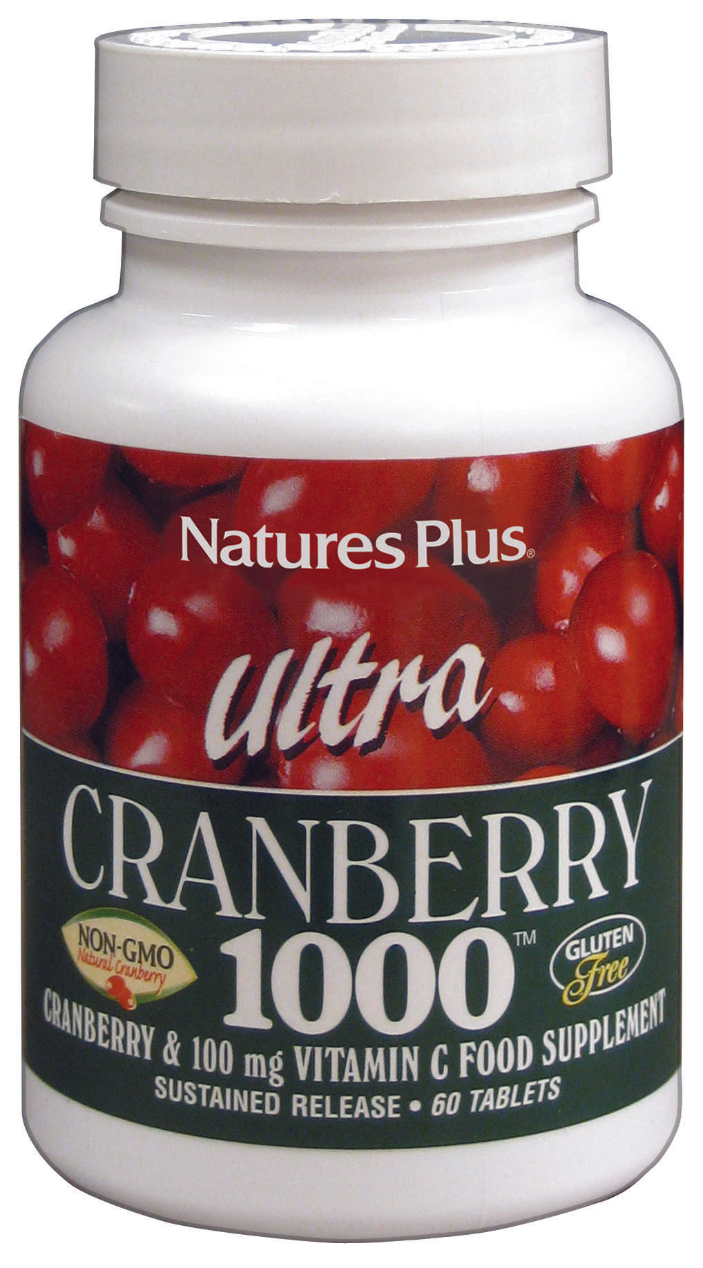 Nature's Plus Ultra Cranberry 1000 - 1,000mg, 60 Tablets