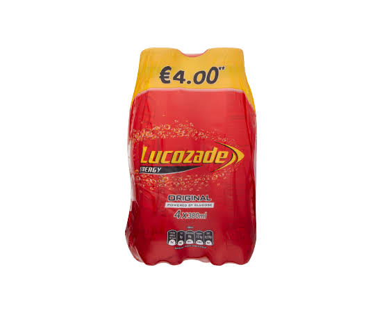 Lucozade Energy Original - 4 x 380ml PAck