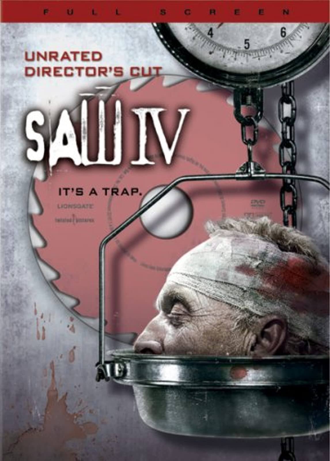 Saw IV DVD - Unrated Full Screen Edition