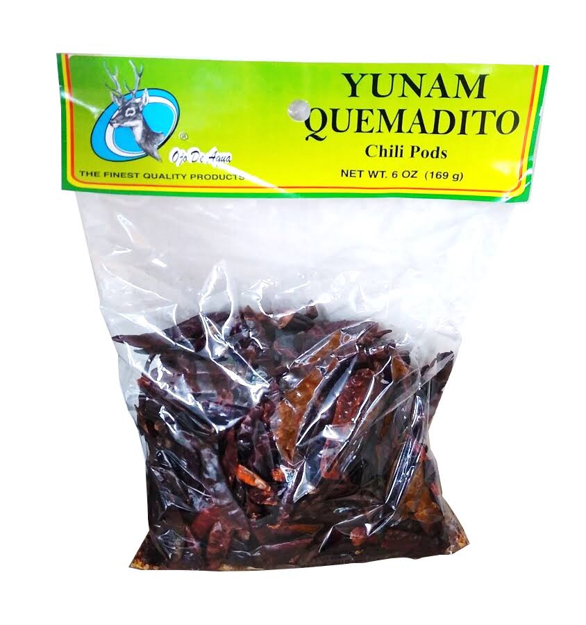 • Spices & Bake Seasoning,Spices Herbs Oja de Agua Yunam Quemadito Chili Pods 6 oz