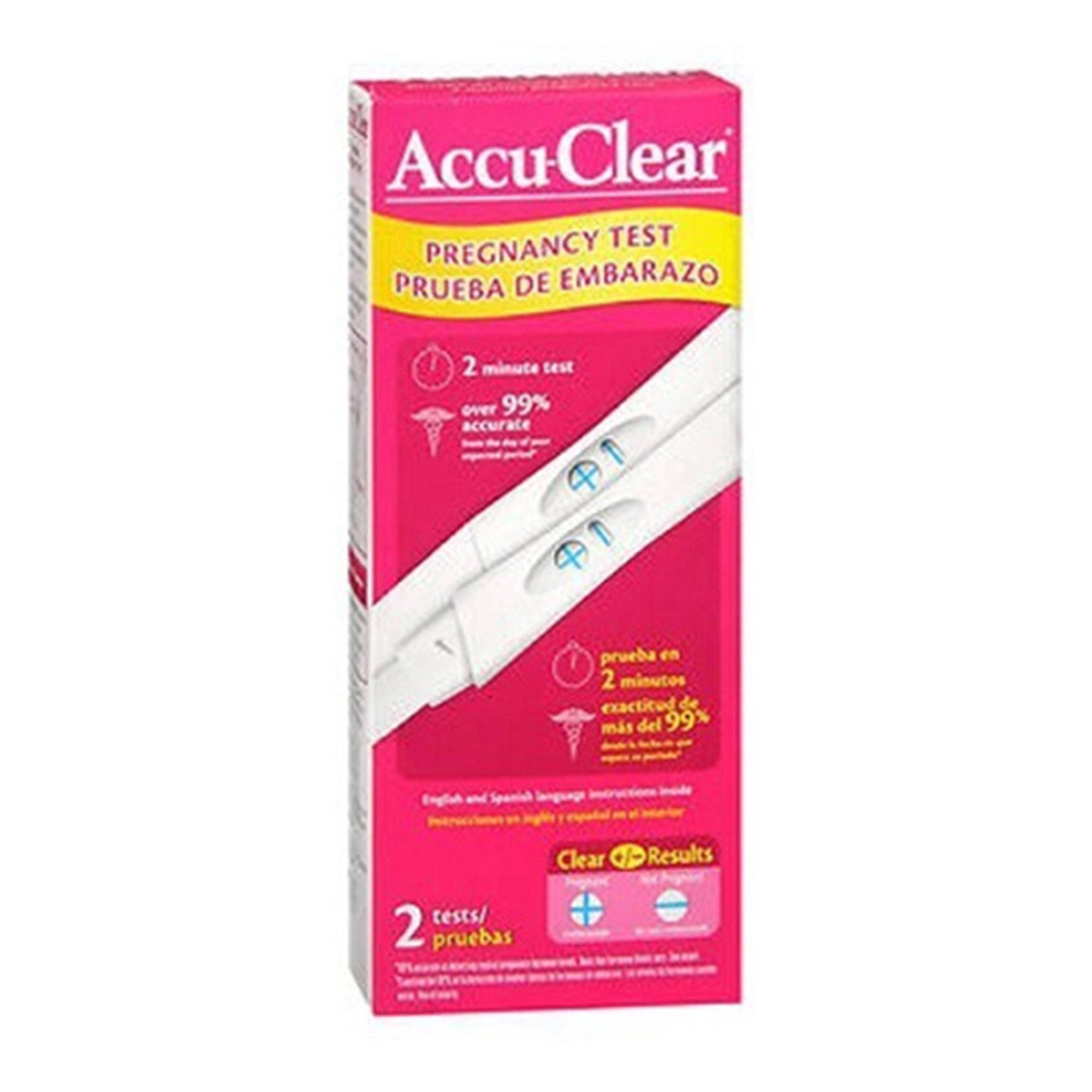 Accu-Clear Early Pregnancy Test - 2ct
