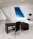 Contemporary Office Desk Design Ideas Black Swivel Chair ...