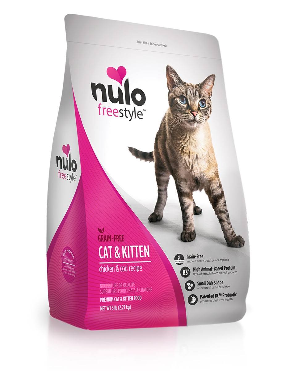 Nulo Grain-Free Dry Cat and Kitten Food - Chicken & Cod Recipe