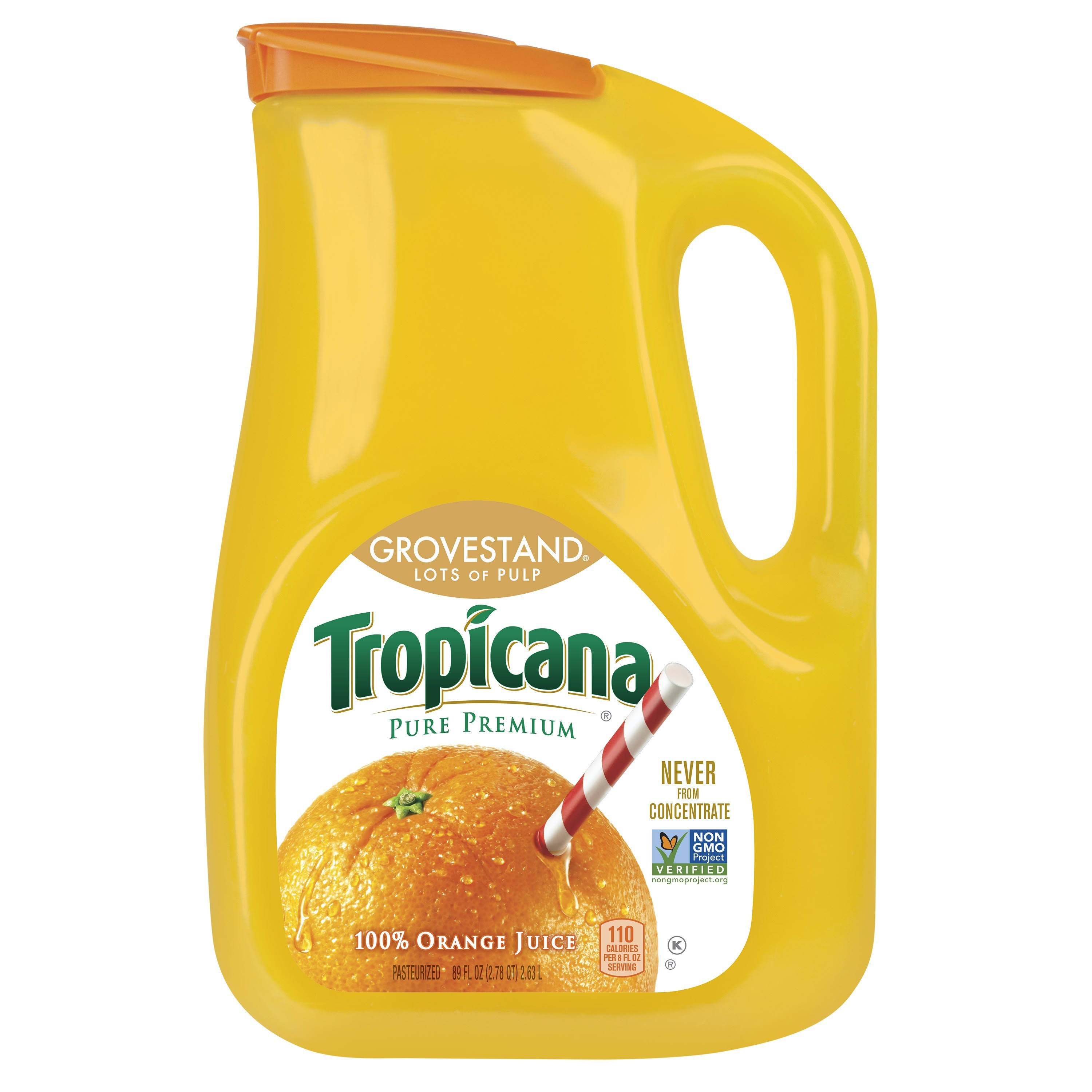 Tropicana Pure Premium Grovestand Lots of Pulp Orange Juice - 89 Oz