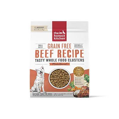 The Honest Kitchen Whole Food Clusters Grain Free Beef Dog Food, 1-lb
