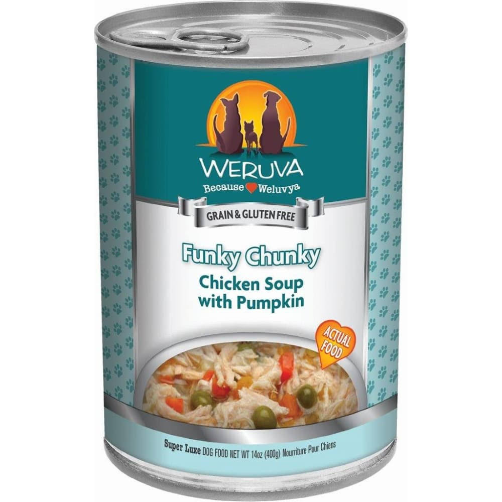 Weruva Funky Chunky Grain Free Canned Dog Food - Chicken Soup with Pumpkin