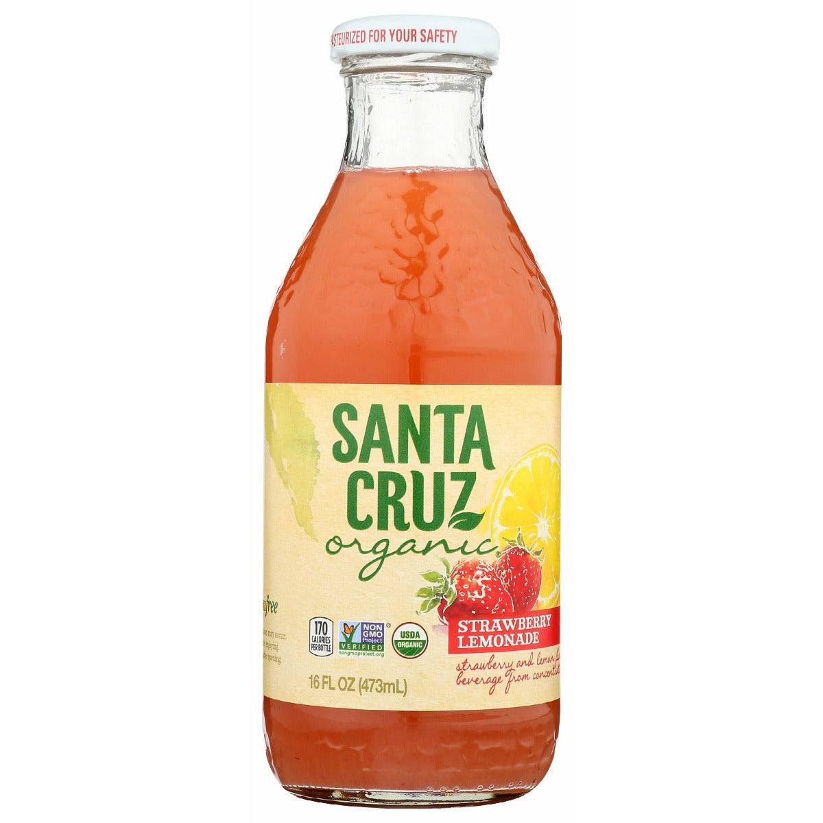 Santa Cruz Organic Strawberry Lemonade 16 fl oz