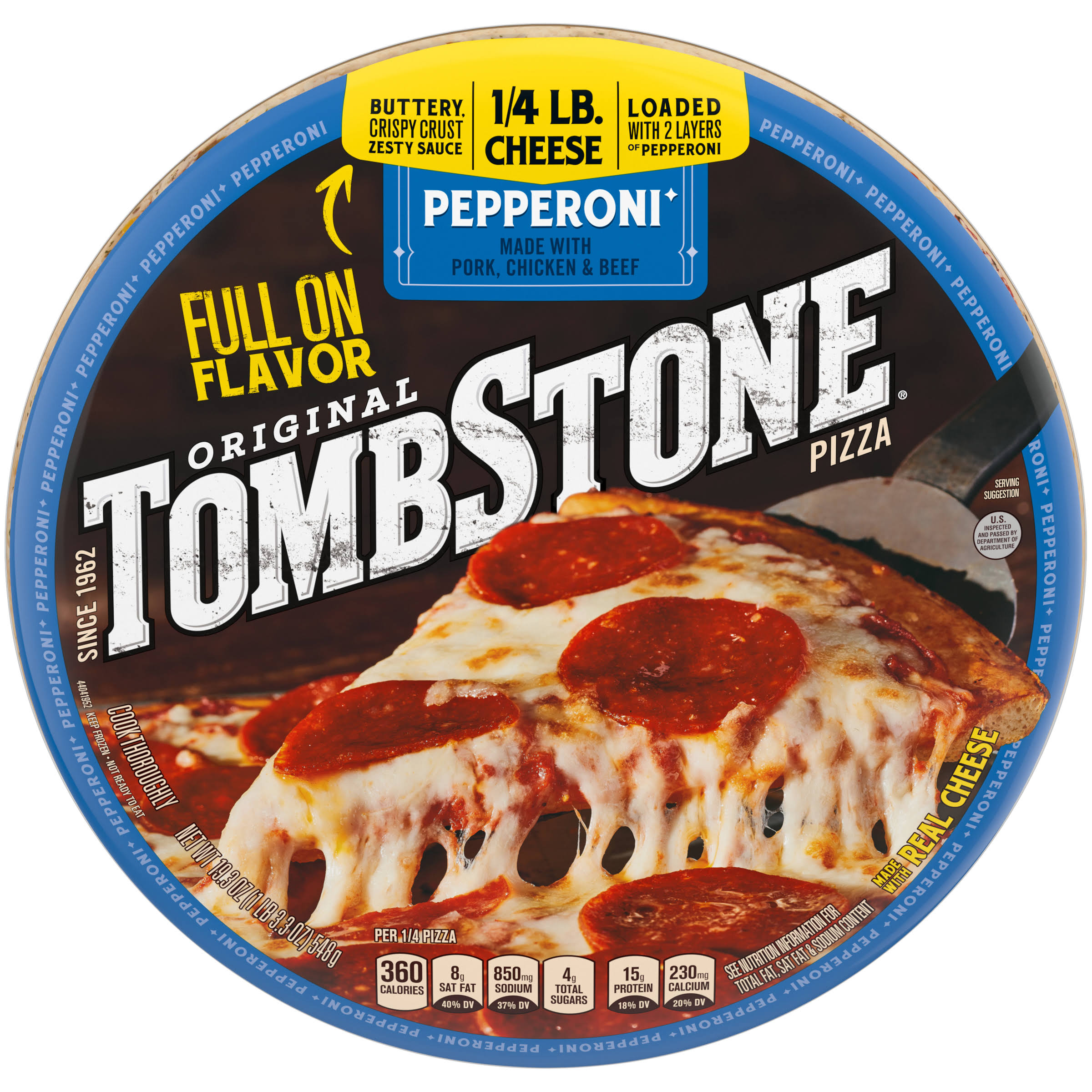 Tombstone Pizza, Pepperoni, Original - 19.3 oz