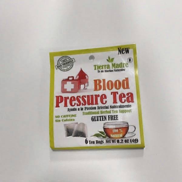 Tierra Madre Tradiconal Herbal Support Blood Pressure Tea - 5 Tea Bags