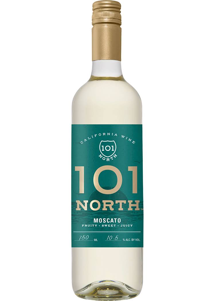 101 North Moscato White Wine - 750 ml