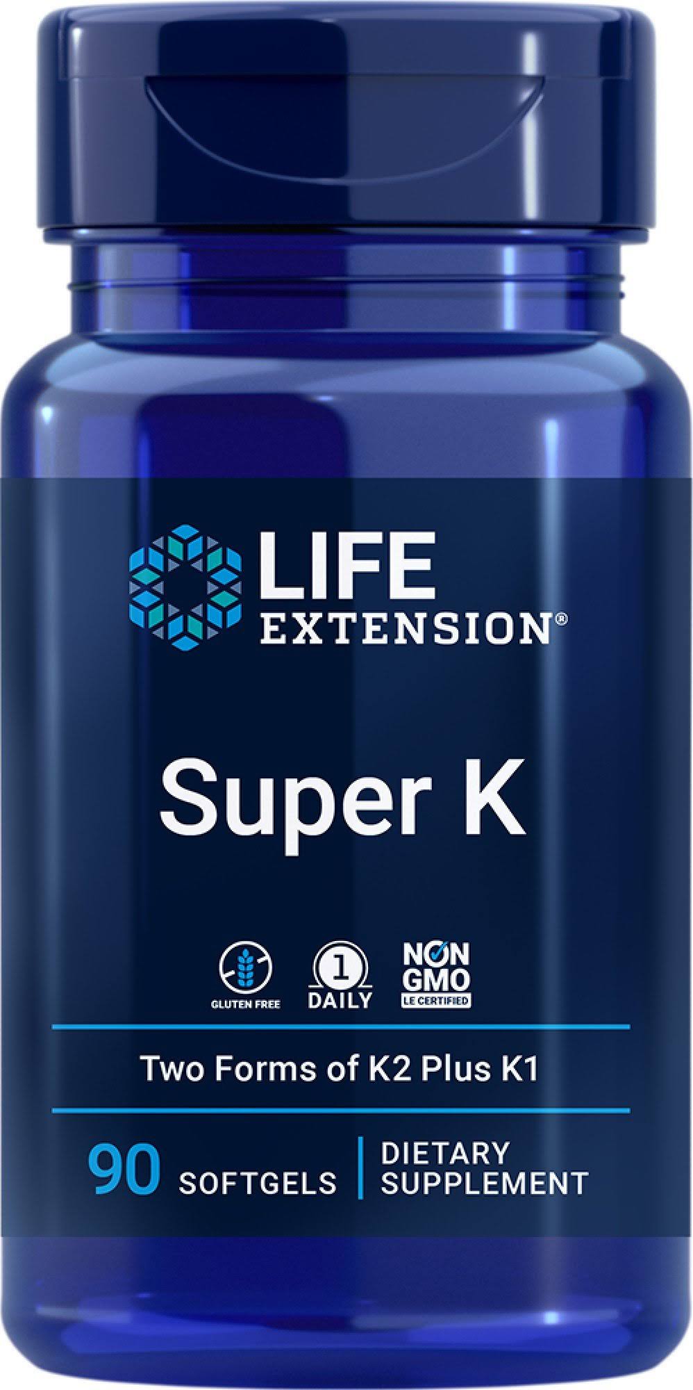 LIFE EXTENSION SUPER K - 90 SOFTGELS