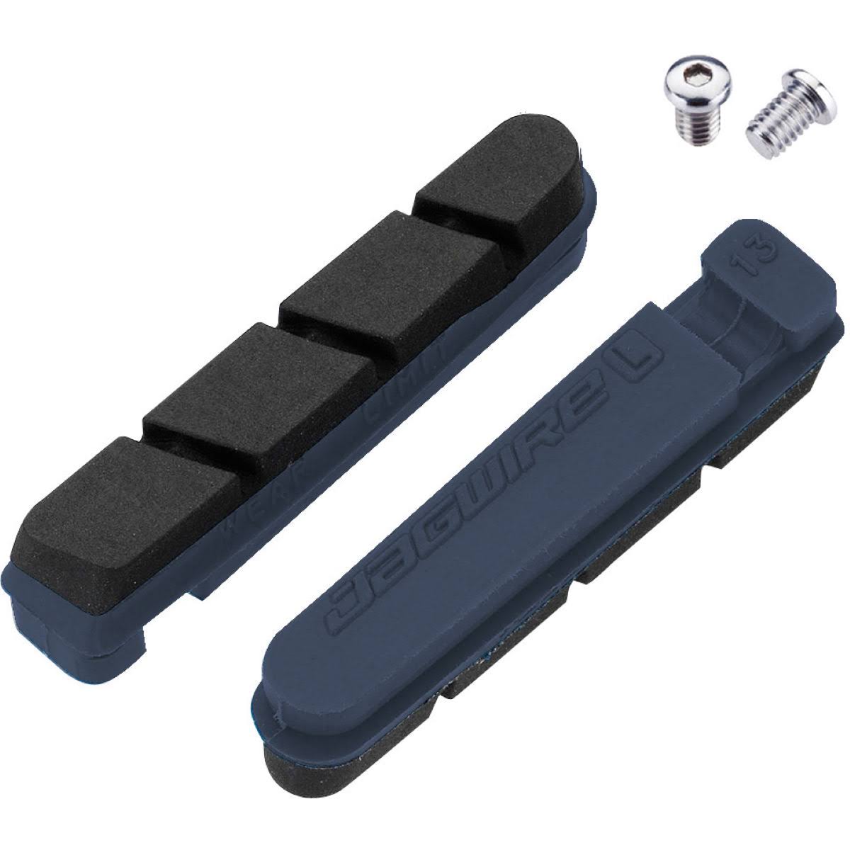 Jagwire Road Pro S Carbon Bike Brake Pad Inserts - for Sram and Shimano, Blue