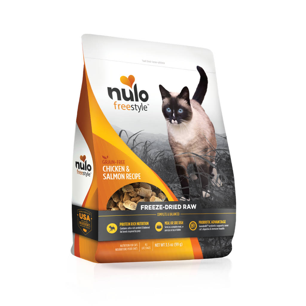 Nulo Freestyle Freeze-Dried Grain-Free Chicken & Salmon Cat Food 3.5 oz