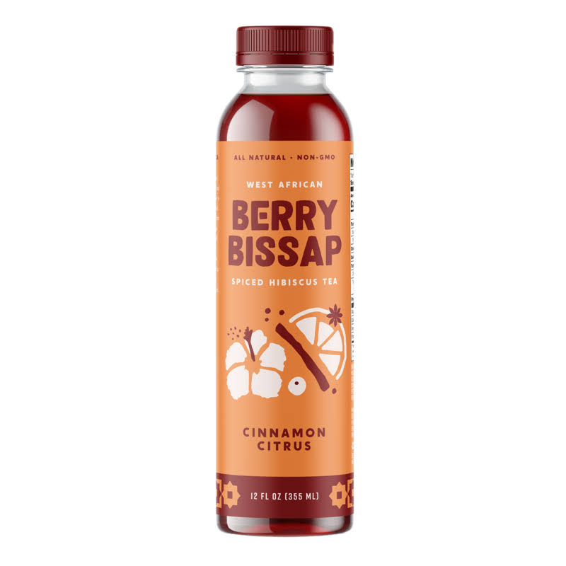 Berry Bissap Cinnamon Citrus Spiced Hibiscus Tea 12oz