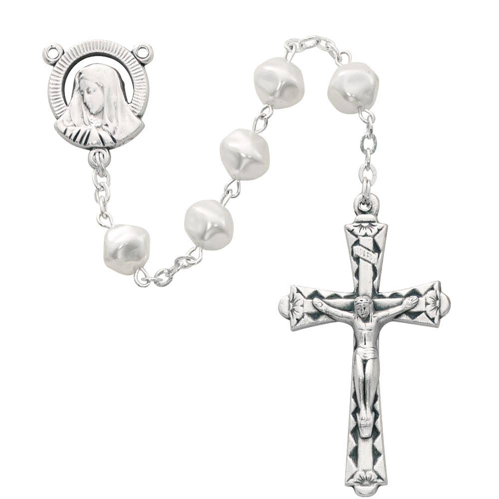 8mm Pearl Rosary
