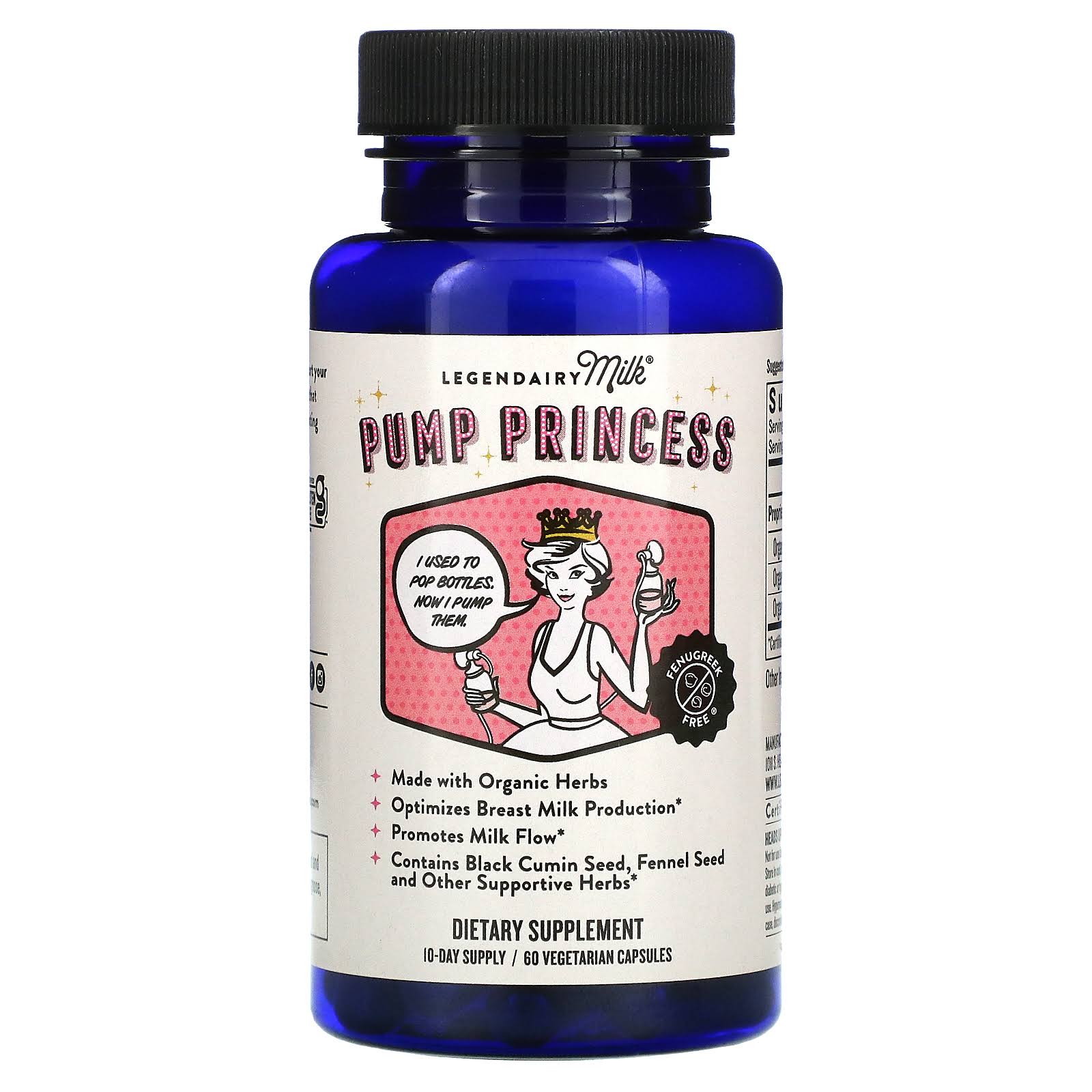 Pump Princess Organic Lactation Supplement Legendairy Milk