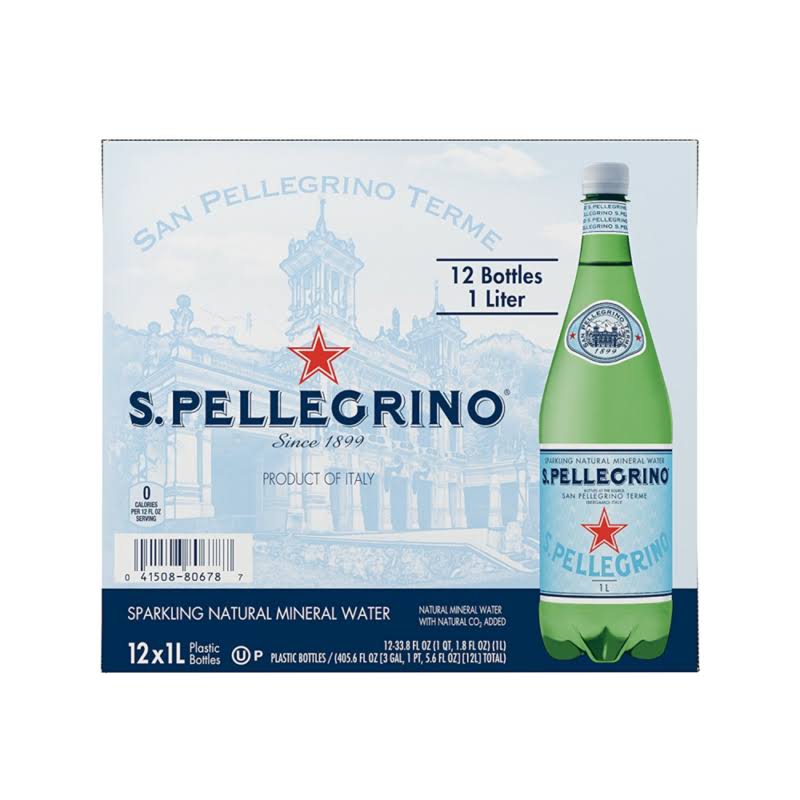 San Pellegrino Sparkling Natural Mineral Water - 750ml