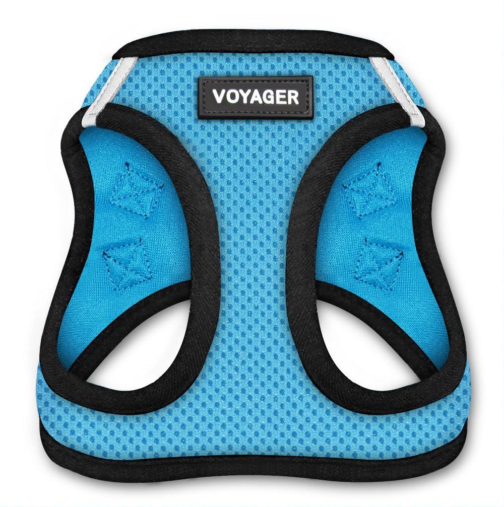 Voyager All Weather Step in Mesh Dog Harness - Baby Blue, Small