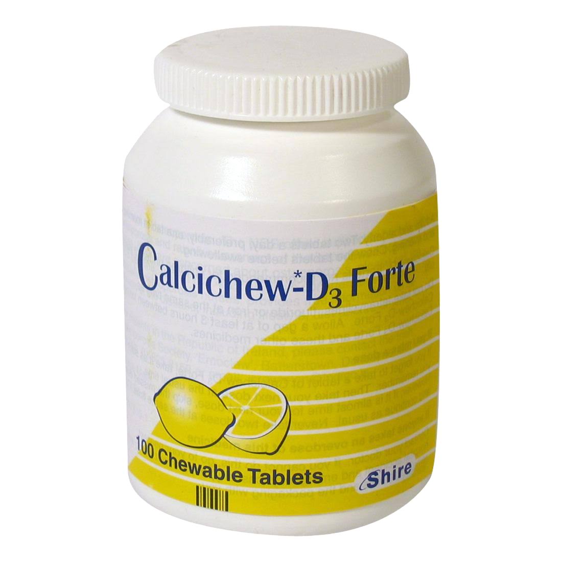 Calcichew D3 Forte - 100 Chewable Tablets
