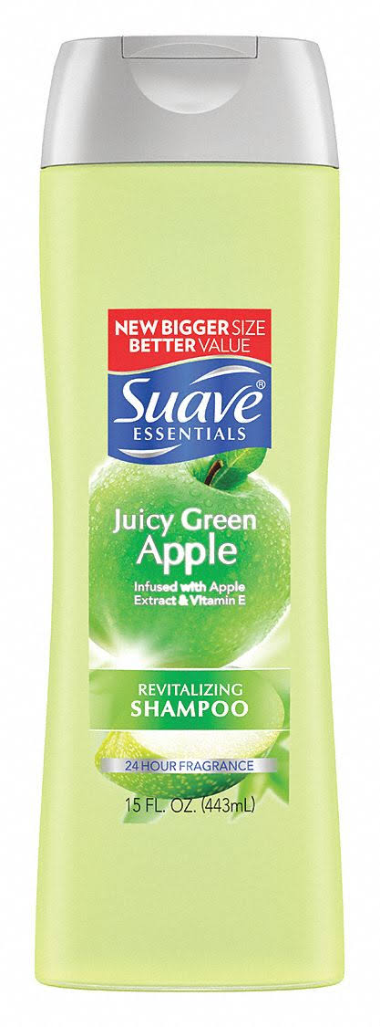 Suave Essentials Juicy Green Apple Shampoo - 355ml