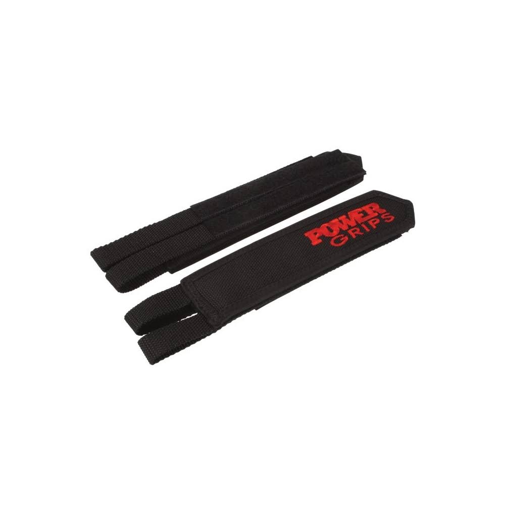 Power Grips Bicycle Pedal Fat Straps - Red and Black