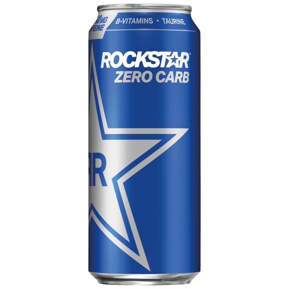 Rockstar Energy Drink, Sugar Free, Zero Carb - 16 fl oz