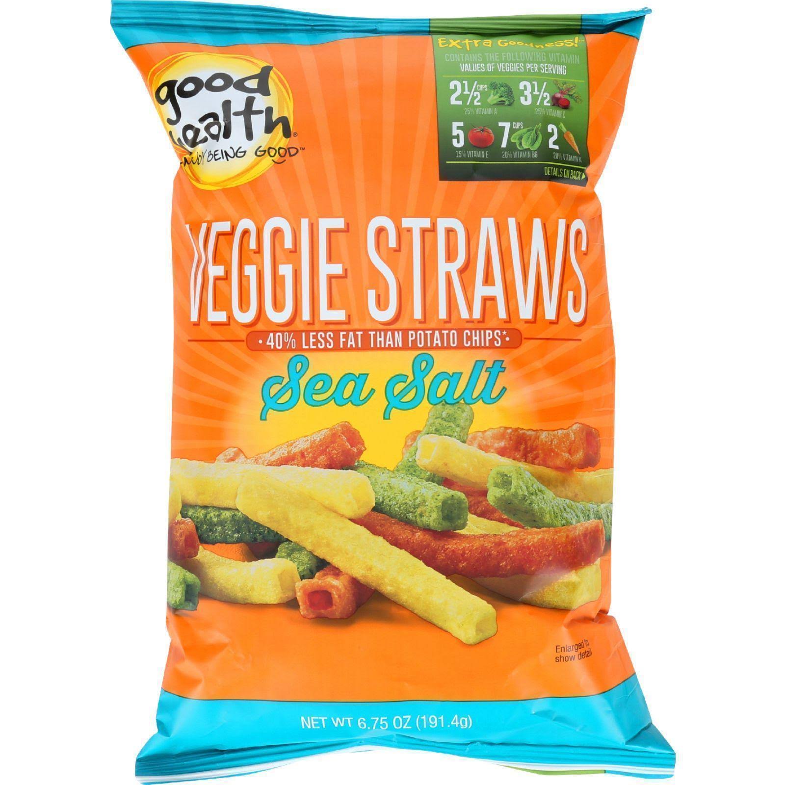 Good Health Veggie Straws Chip - Sea Salt, 6.75oz