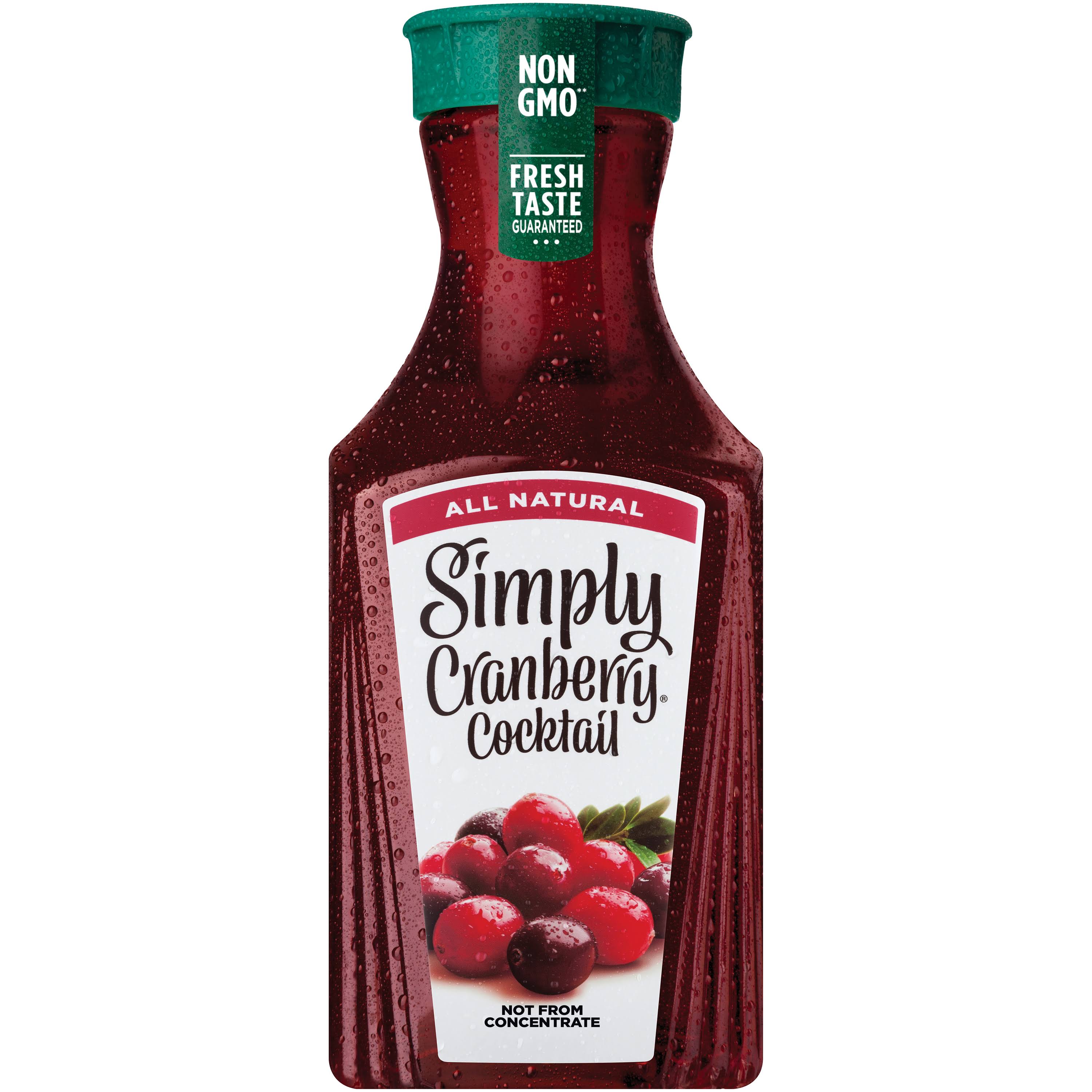 Simply Cranberry Cocktail Juice Drink - 52oz