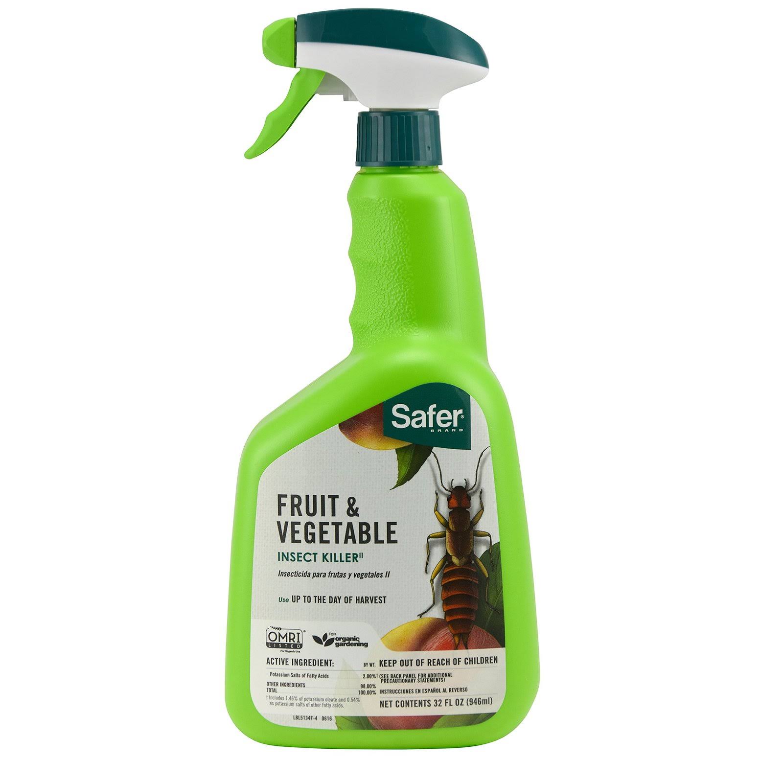 Safer Fruit and Vegetable Insect Killer Spray